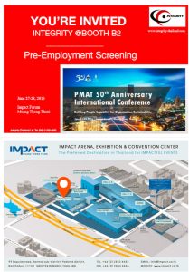 Integrity (Thailand) to Showcase Pre-Employment Screening